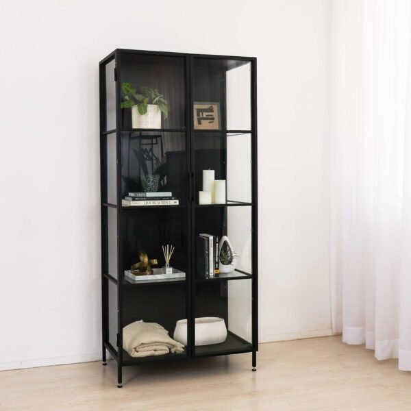 STUDIO DELTA - CLEAR GLASS DISPLAY CABINET