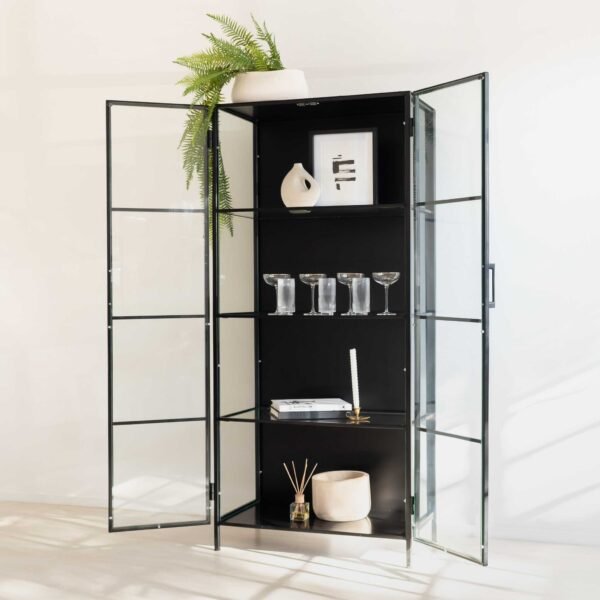 STUDIO DELTA - CLEAR GLASS DISPLAY CABINET