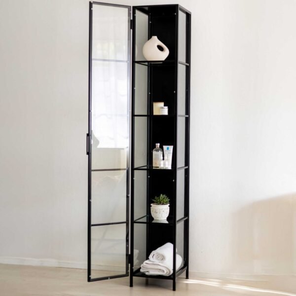 STUDIO DELTA - NARROW GLASS DISPLAY CABINET