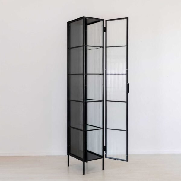 STUDIO DELTA - NARROW GLASS DISPLAY CABINET