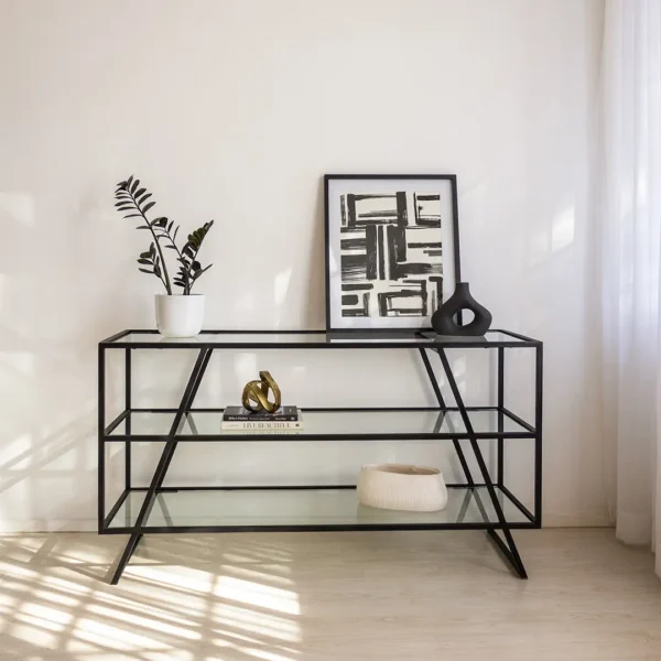 STUDIO DELTA - ABSTRACT STEEL AND CONSOLE TABLE