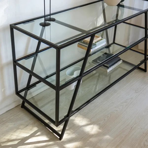 STUDIO DELTA - ABSTRACT STEEL AND CONSOLE TABLE